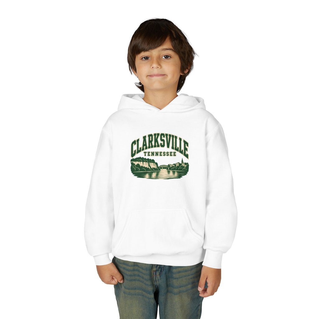 Clarksville Vintage Varsity Kids Hoodie