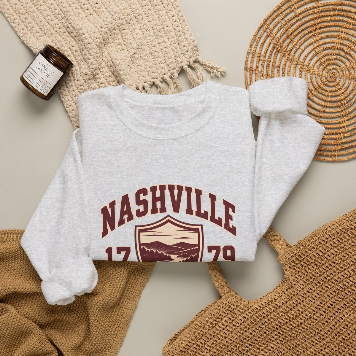 Nashville Athletic Dept Crewneck Sweatshirt