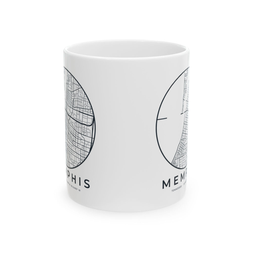 Memphis Street Map Mug