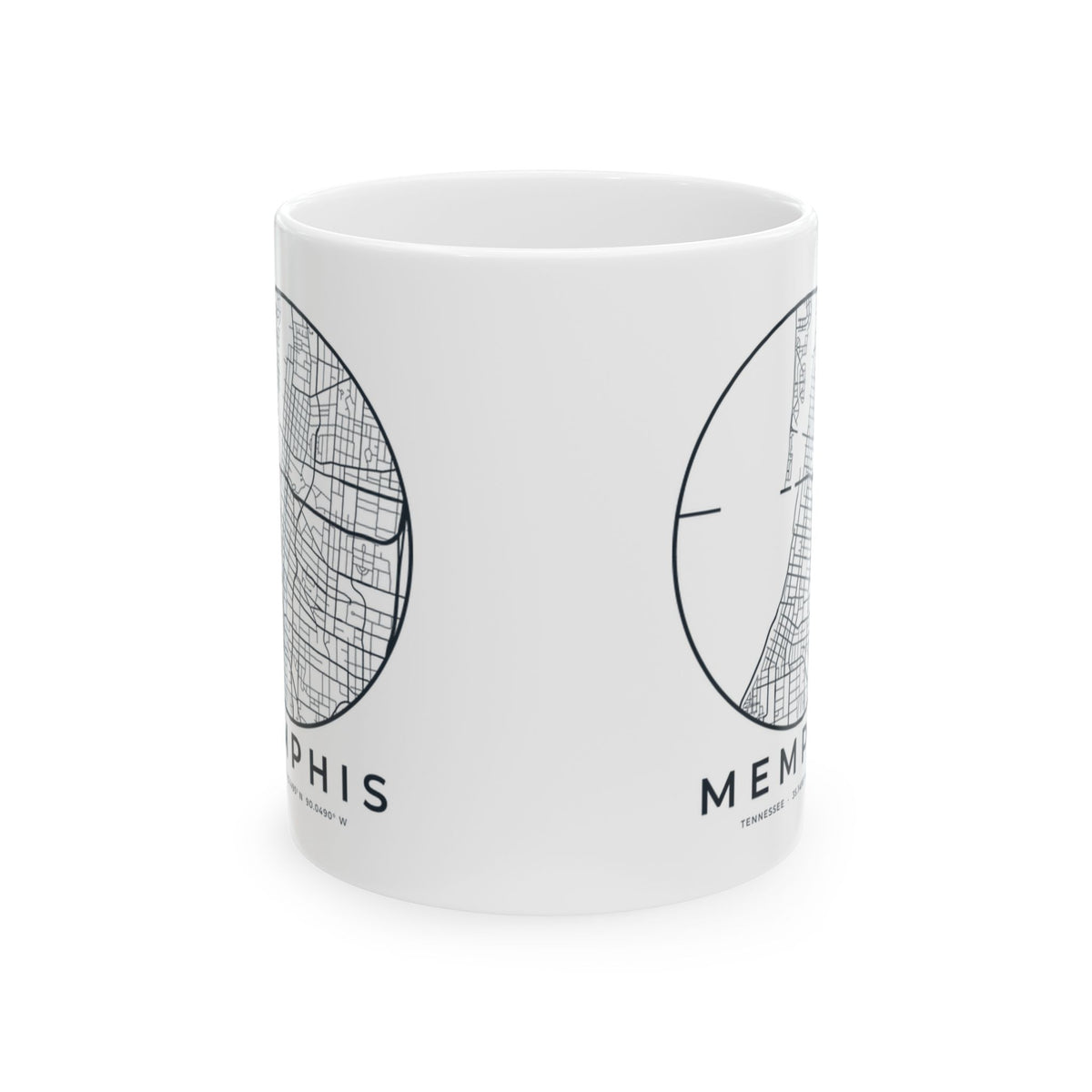 Memphis Street Map Mug