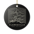 Clarksville Ridgeline Ornament (Black)