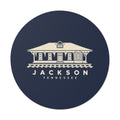 Jackson Train Depot Sticker (Navy)