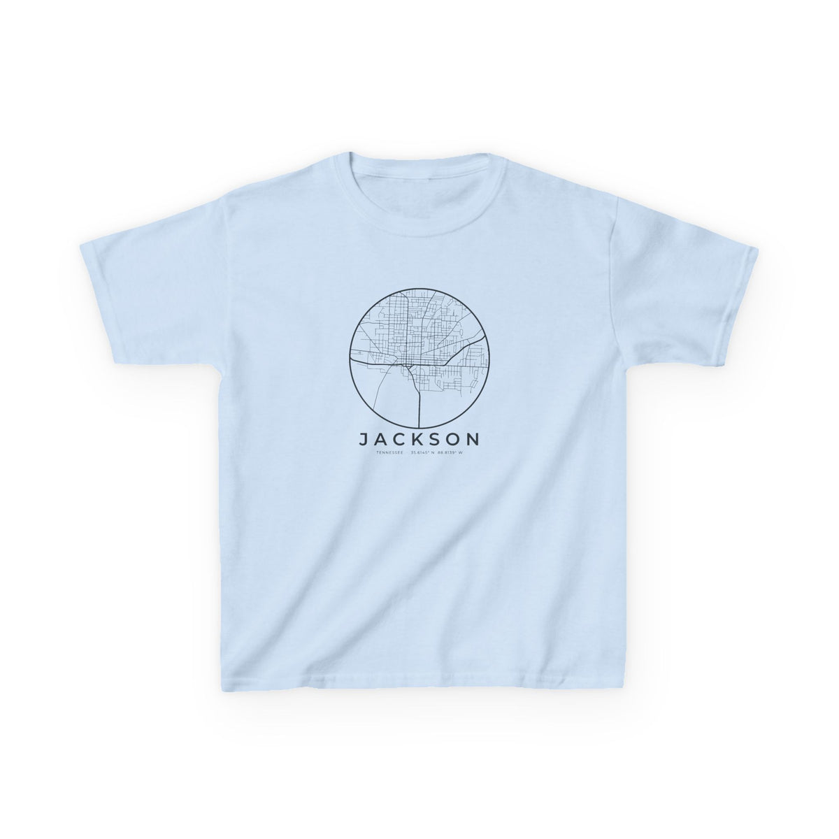 Jackson Street Map Kids T-Shirt