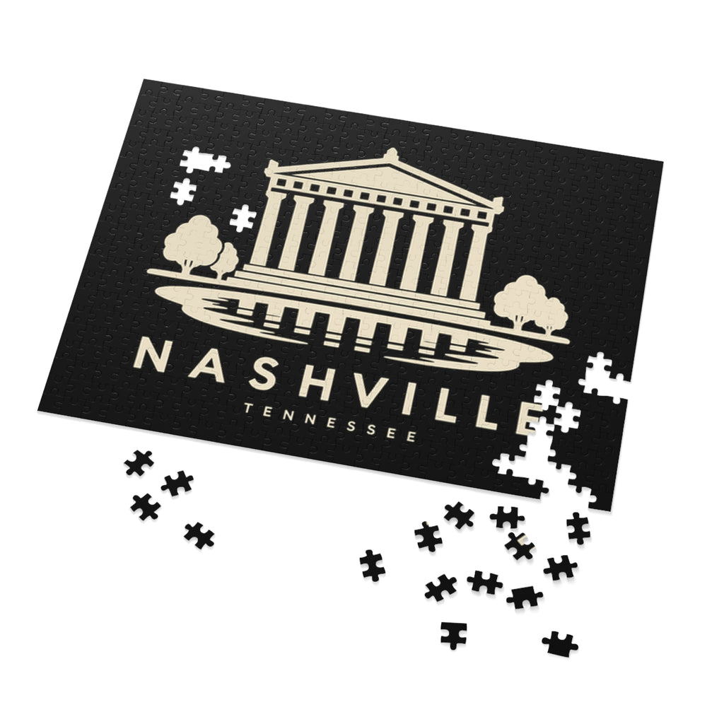 Nashville Parthenon Puzzle (Black)