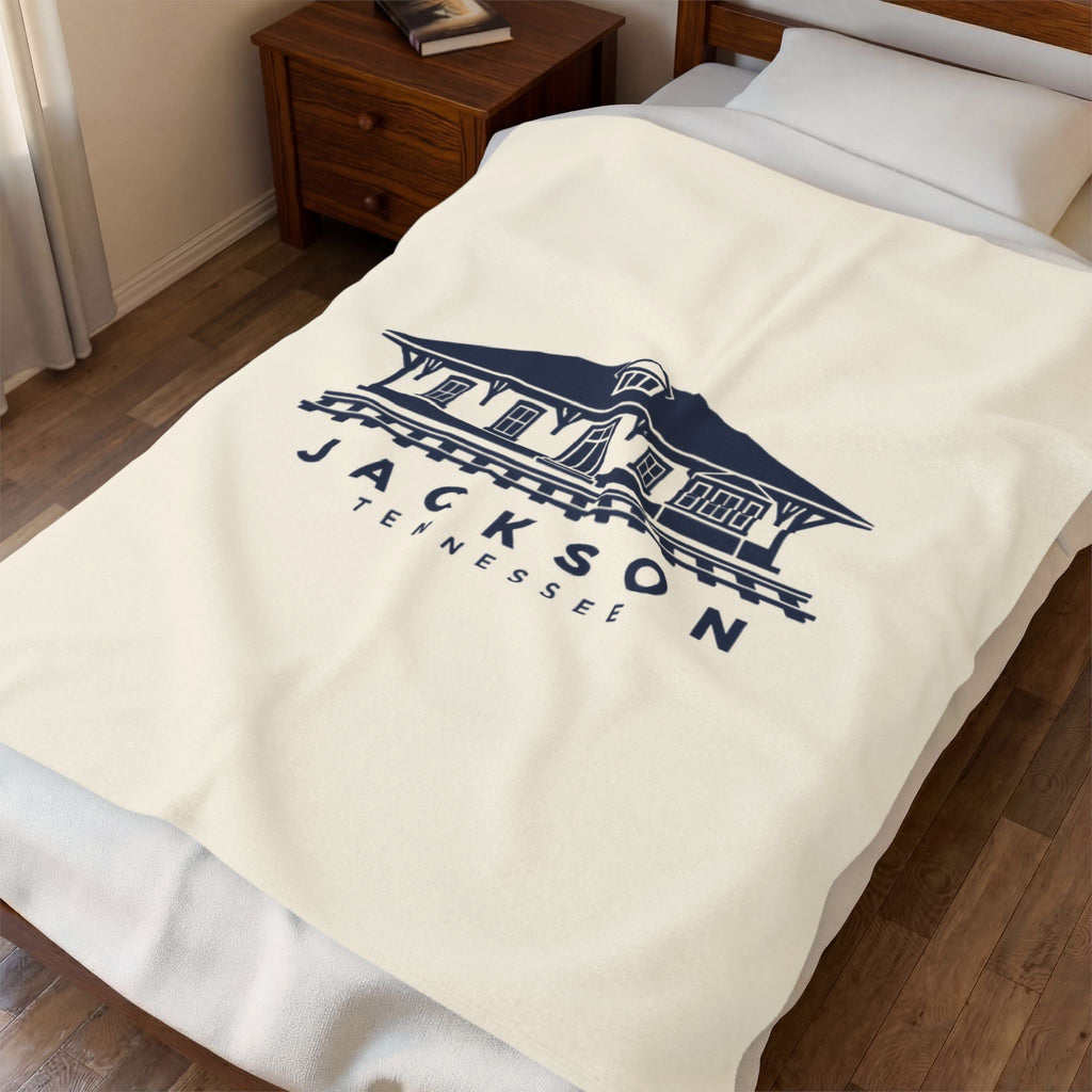 Jackson Train Depot Blanket