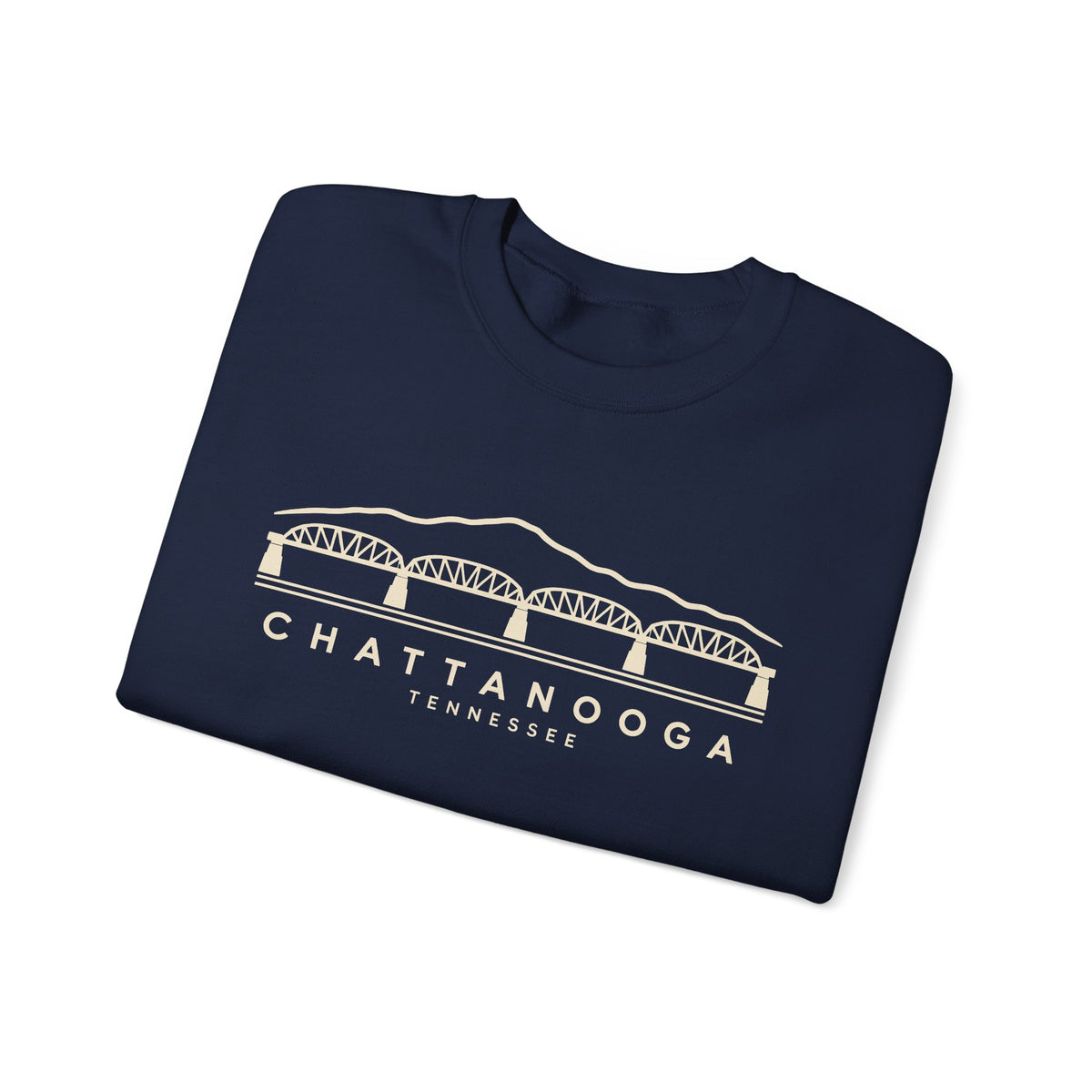Chattanooga Walnut Street Bridge Crewneck Sweatshirt