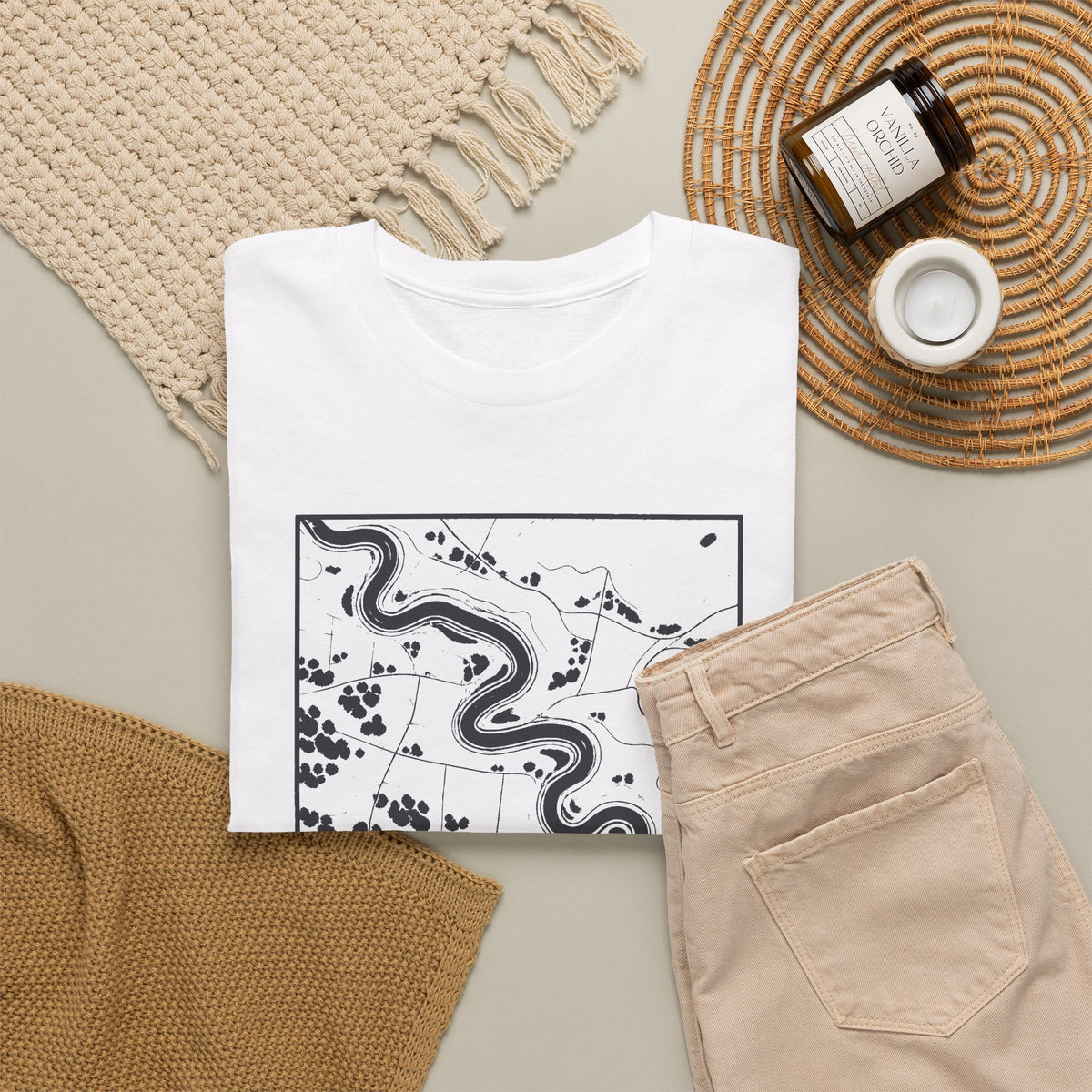 Murfreesboro Topo Map T-Shirt