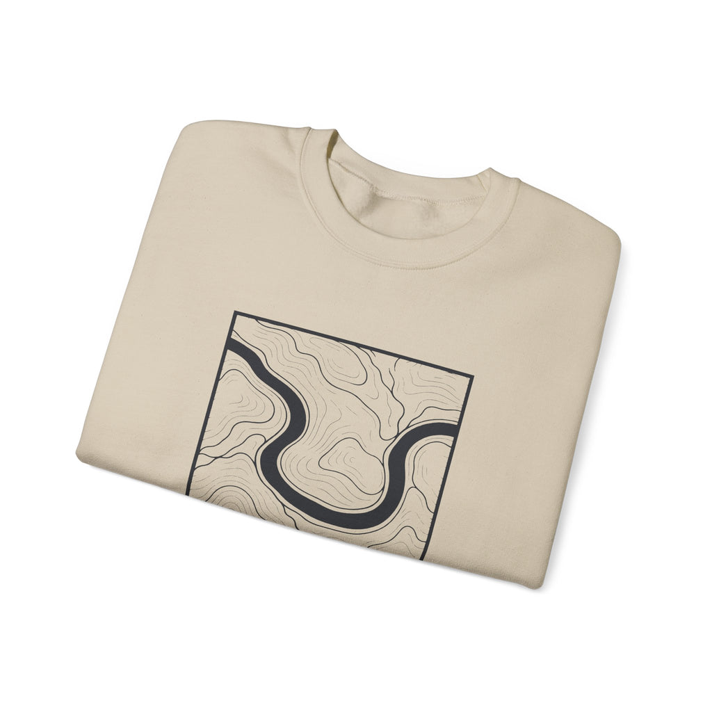 Nashville Topo Map Crewneck Sweatshirt
