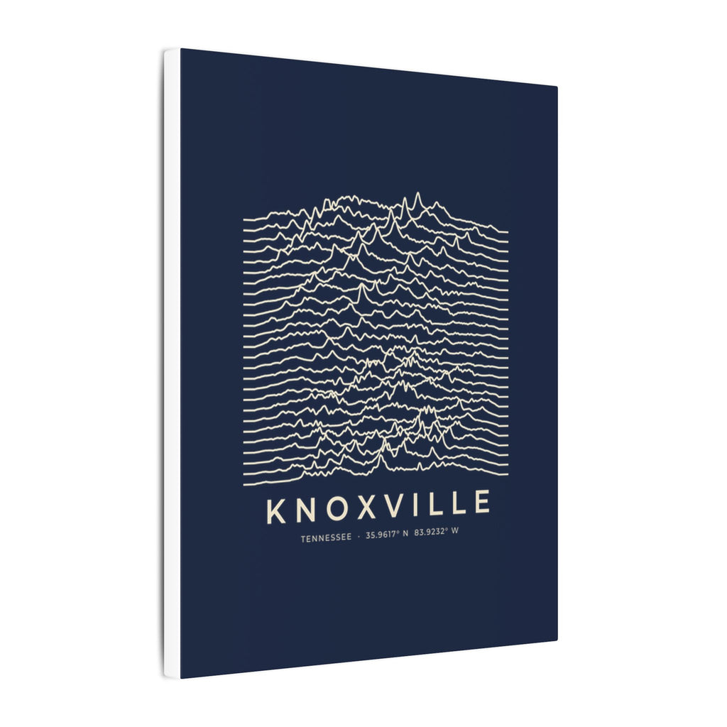 Knoxville Ridgeline Canvas Print (Navy)