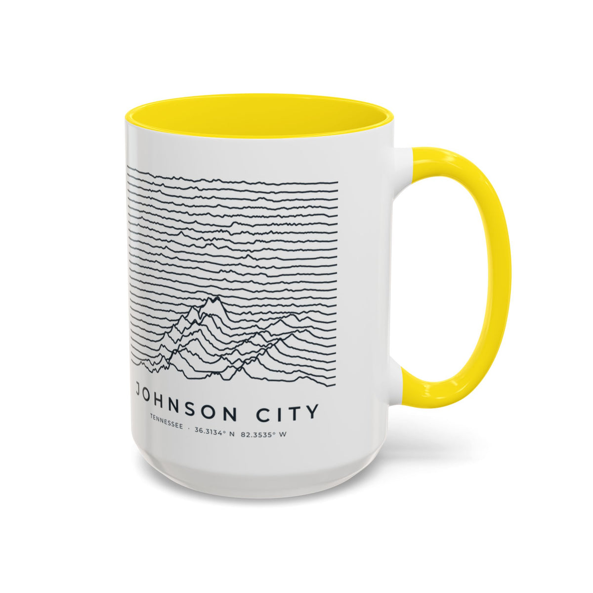 Johnson City Ridgeline Accent Mug