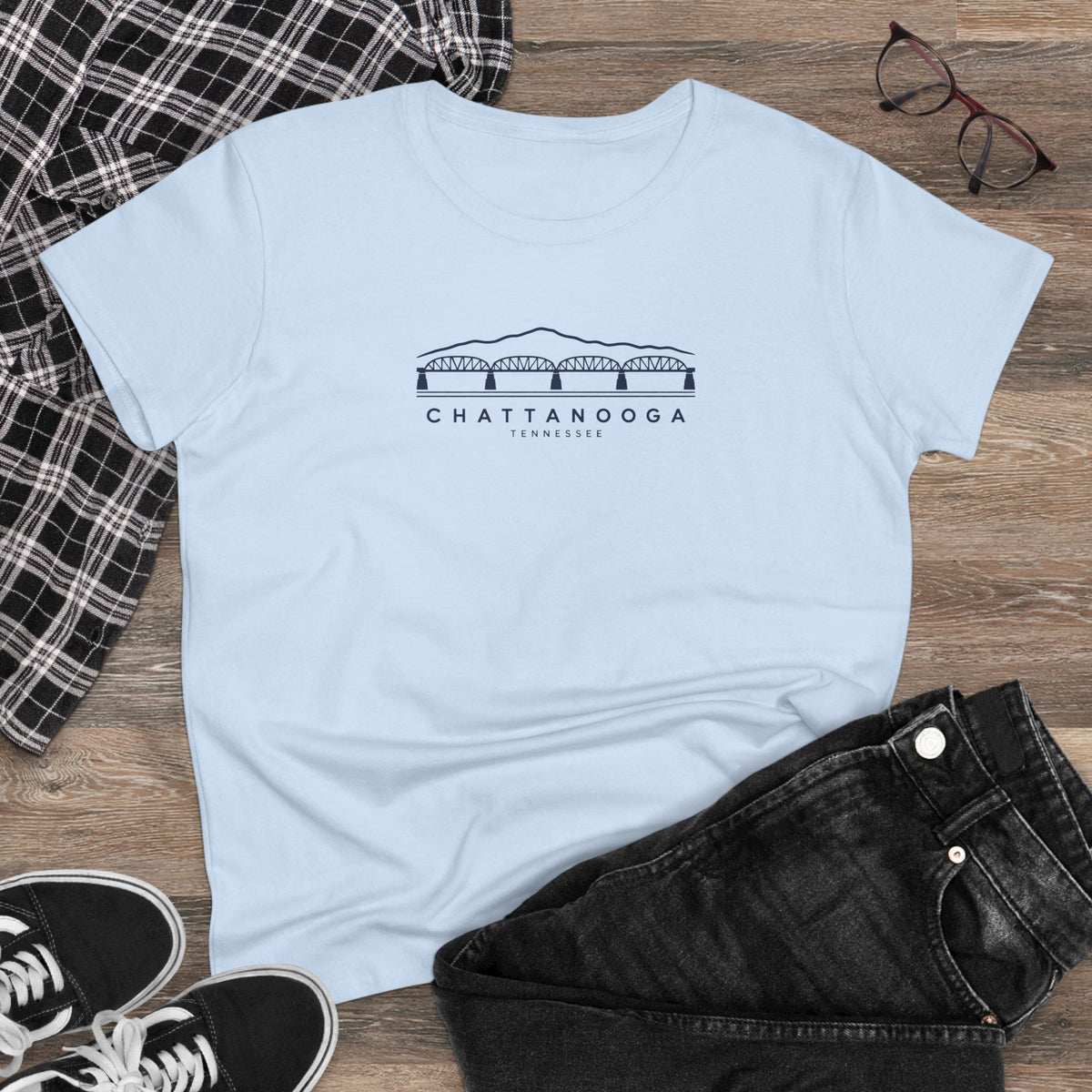 Chattanooga Walnut Street Bridge Women's T-Shirt
