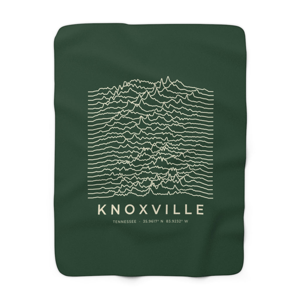 Knoxville Ridgeline Sherpa Blanket (Forest Green)