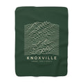 Knoxville Ridgeline Sherpa Blanket (Forest Green)