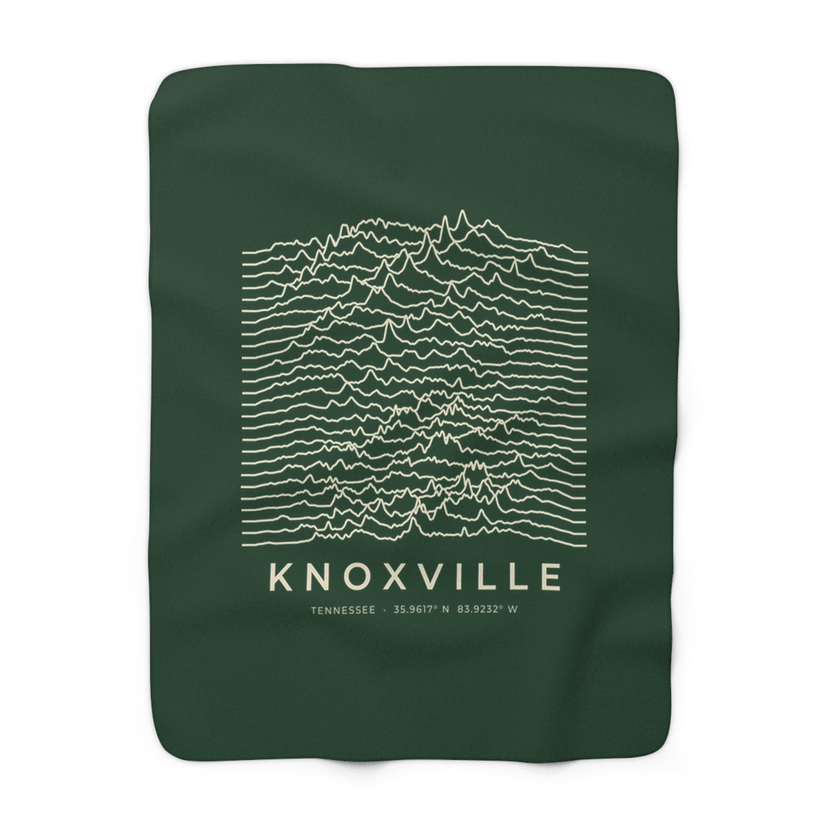 Knoxville Ridgeline Sherpa Blanket (Forest Green)