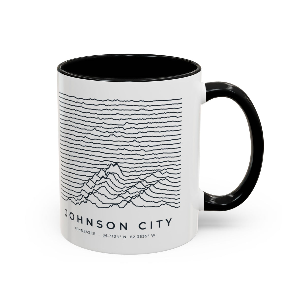 Johnson City Ridgeline Accent Mug