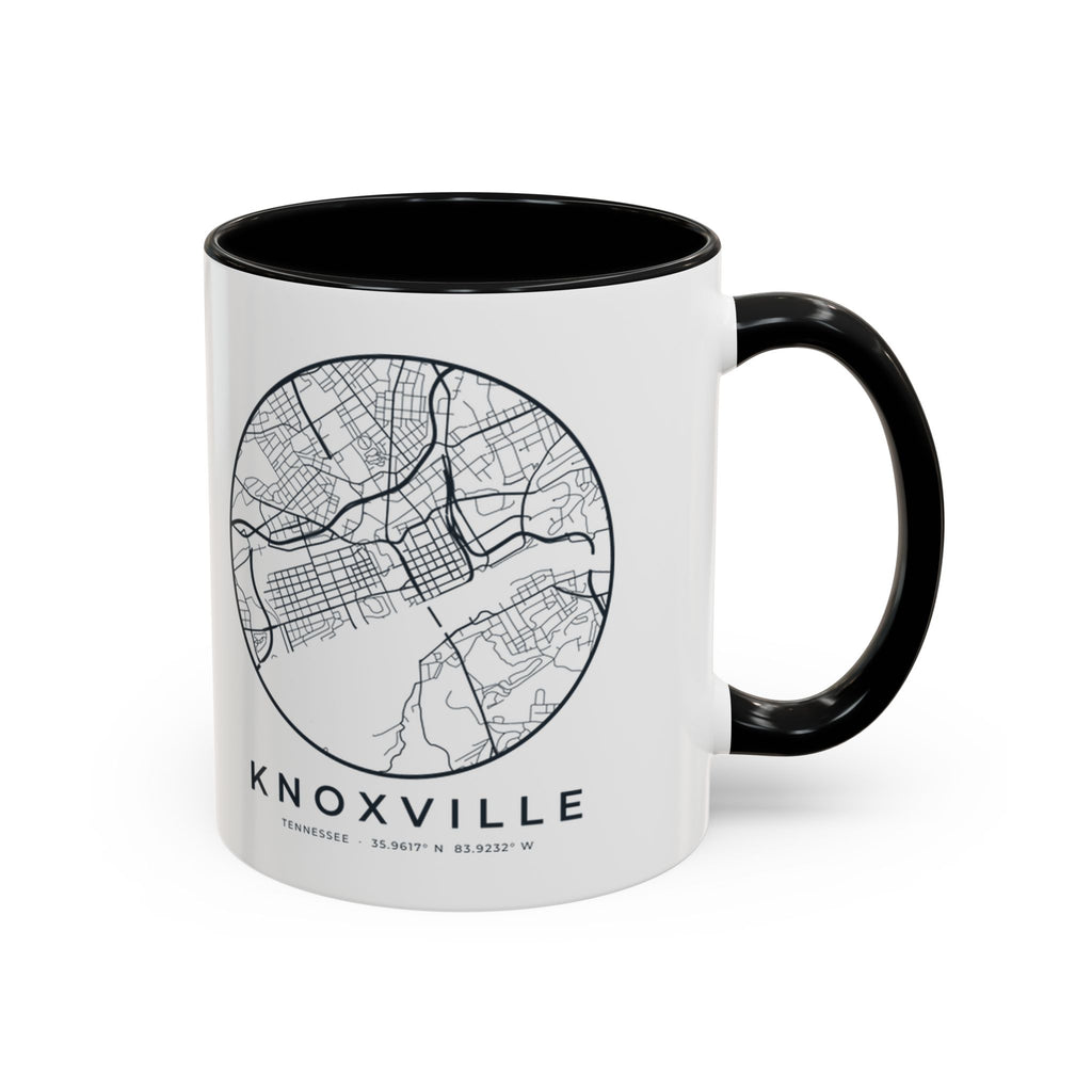 Knoxville Street Map Accent Mug