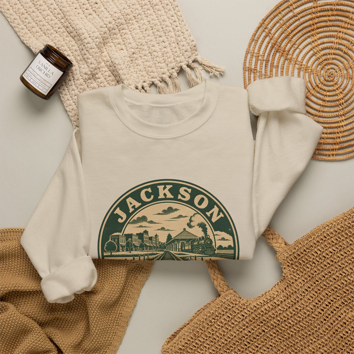 Jackson Park Badge Crewneck Sweatshirt