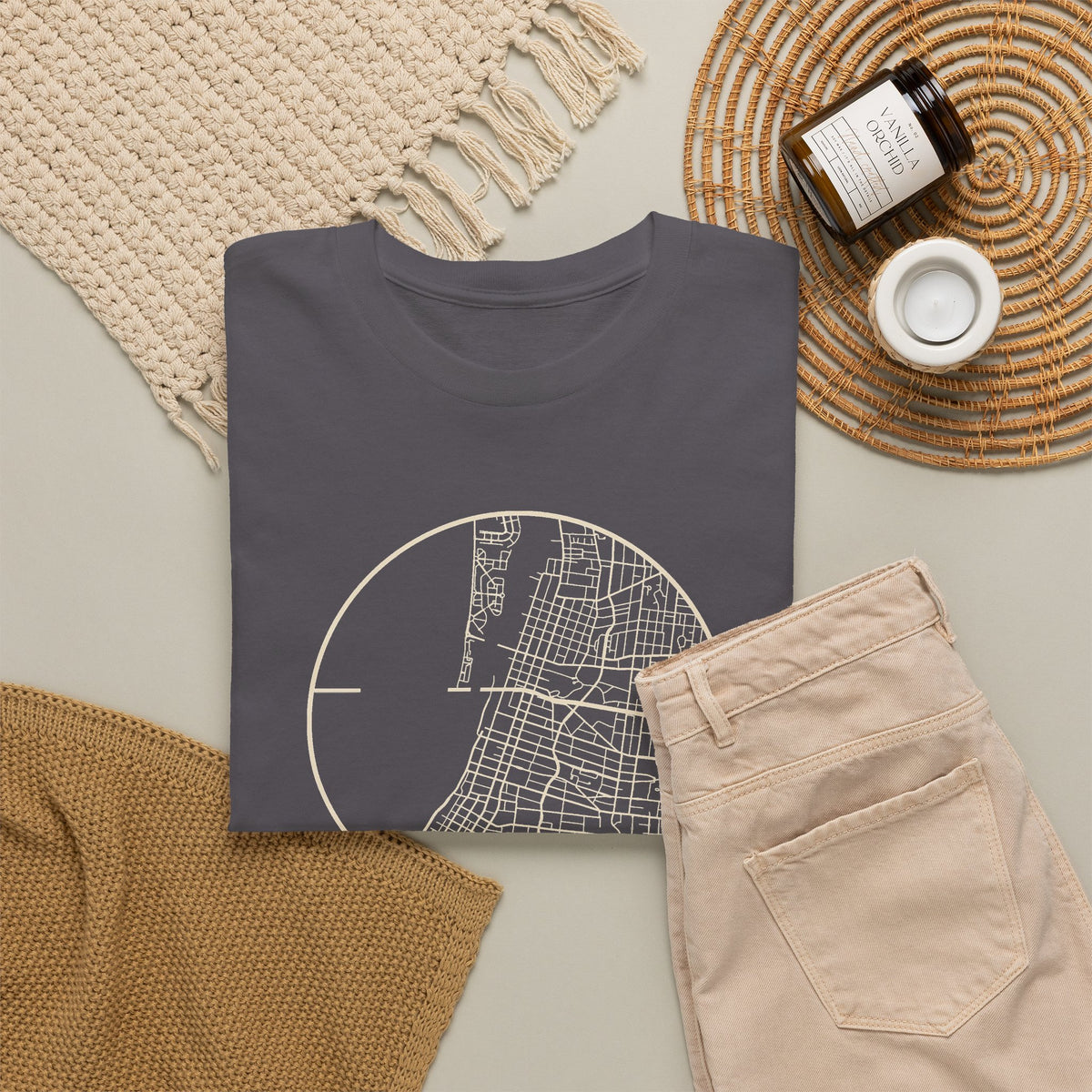Memphis Street Map T-Shirt