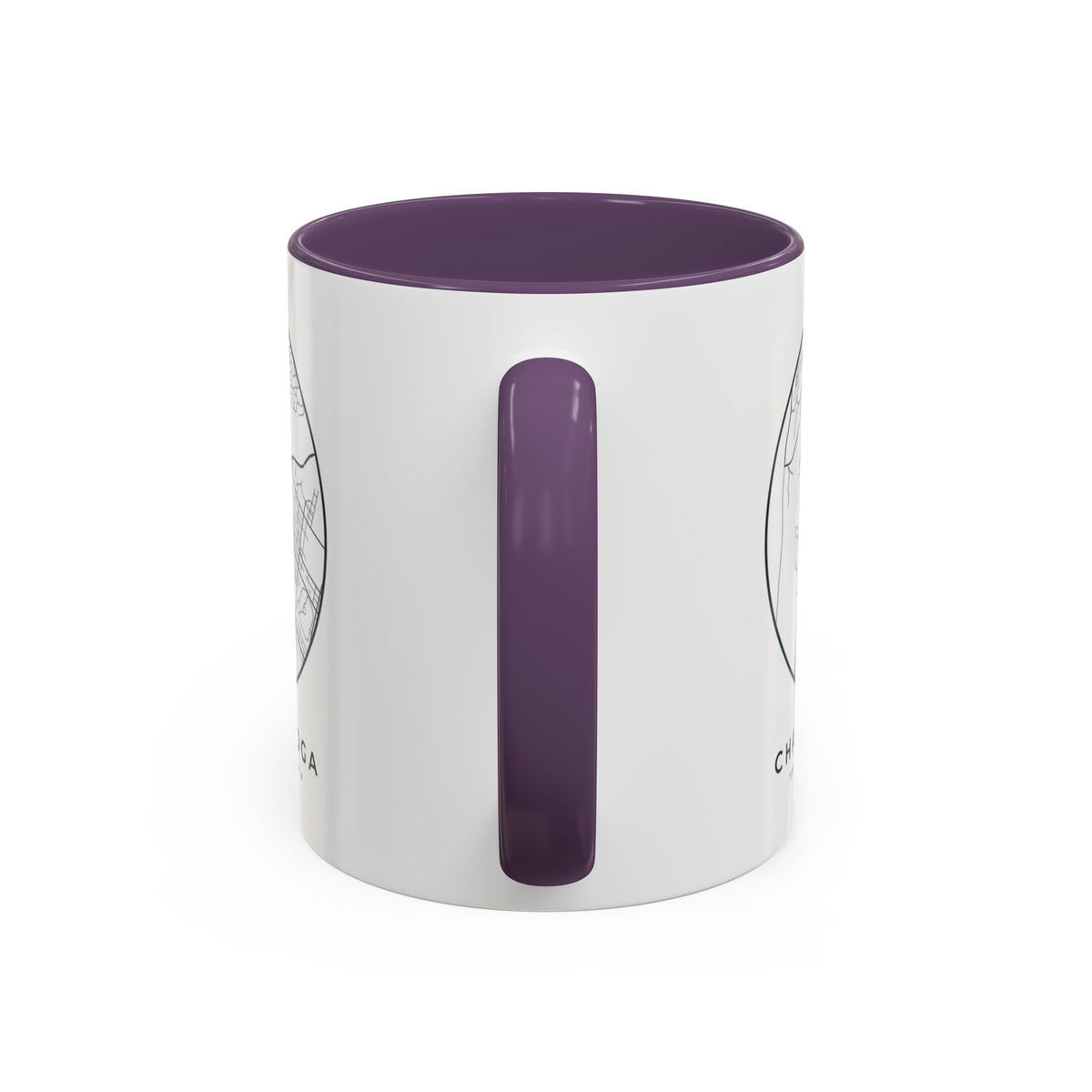 Chattanooga Street Map Accent Mug
