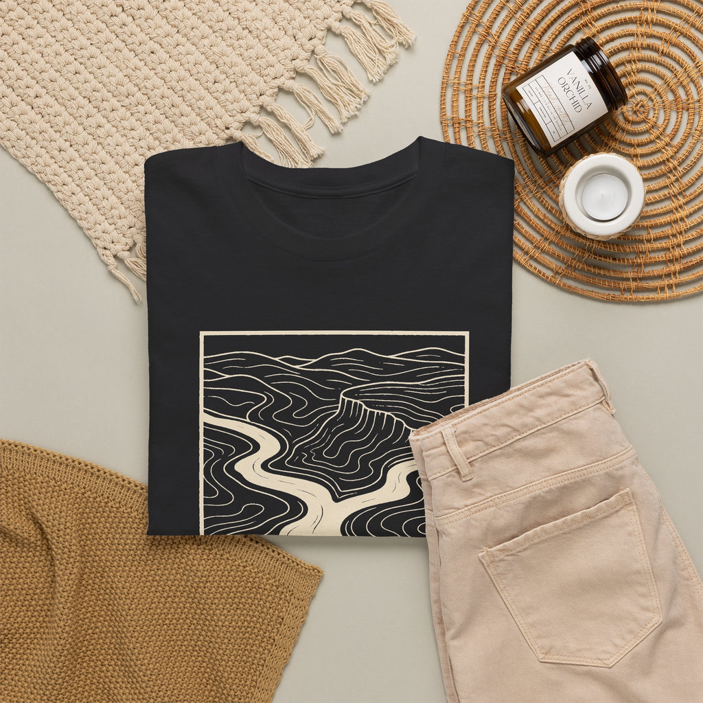Clarksville Topo Map T-Shirt