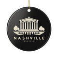 Nashville Parthenon Ornament (Black)