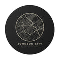 Johnson City Street Map Sticker (Black)