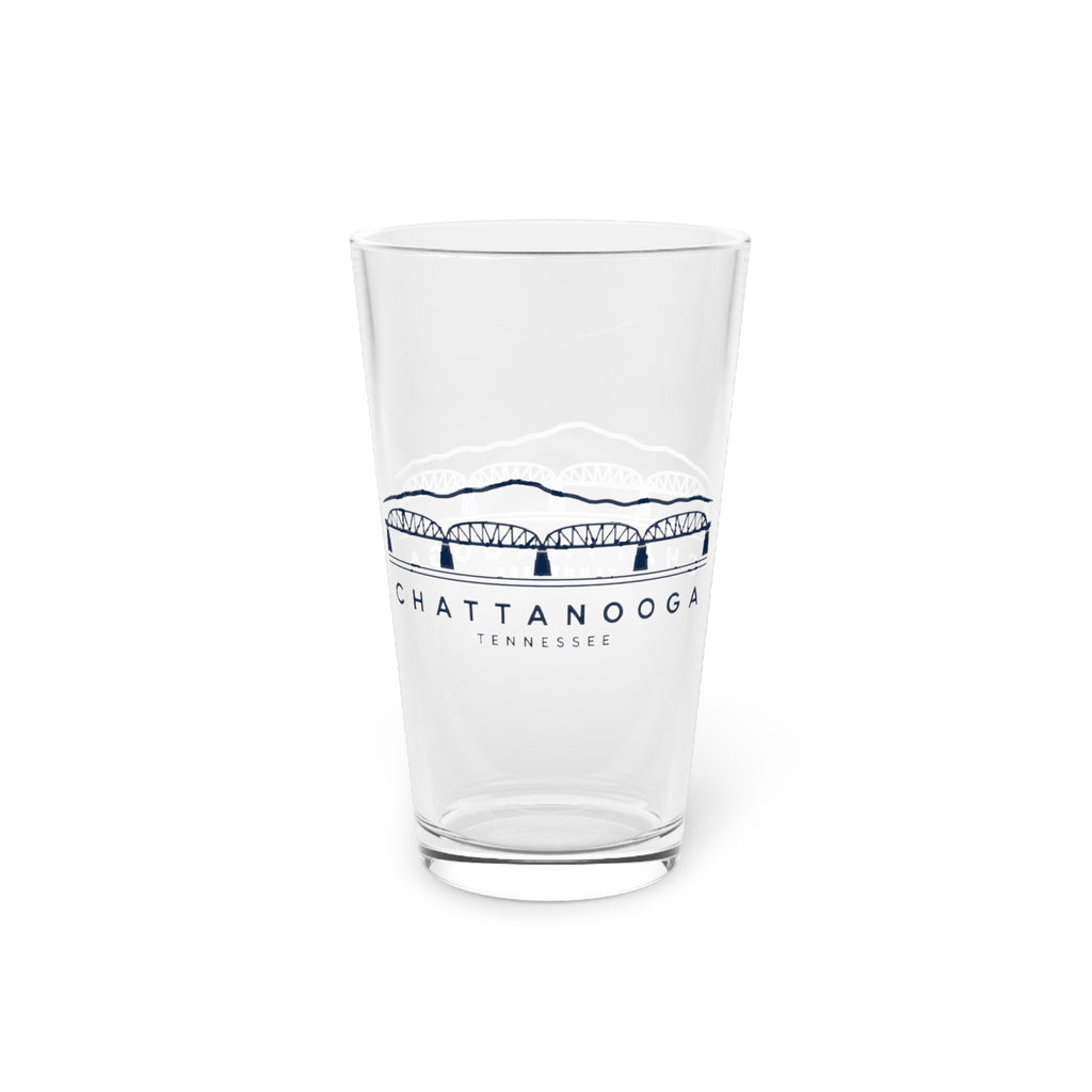 Chattanooga Walnut Street Bridge Pint Glass