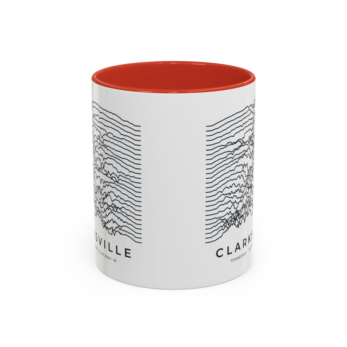 Clarksville Ridgeline Accent Mug