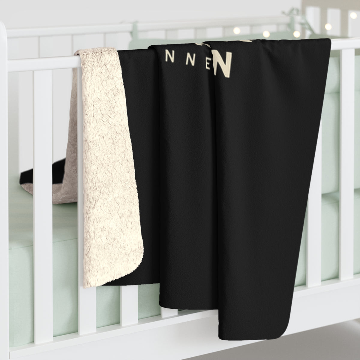 Jackson Train Depot Sherpa Blanket (Black)