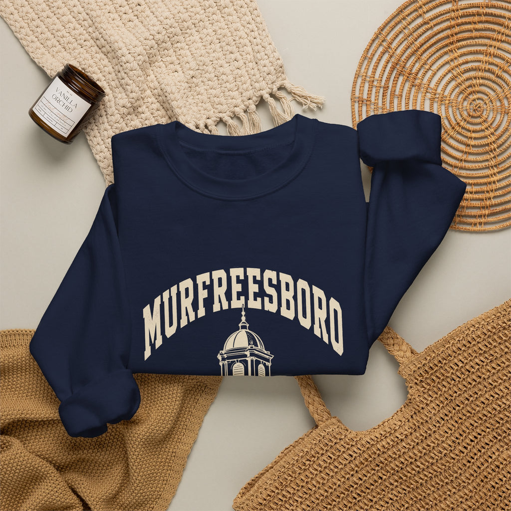 Murfreesboro Vintage Varsity Crewneck Sweatshirt