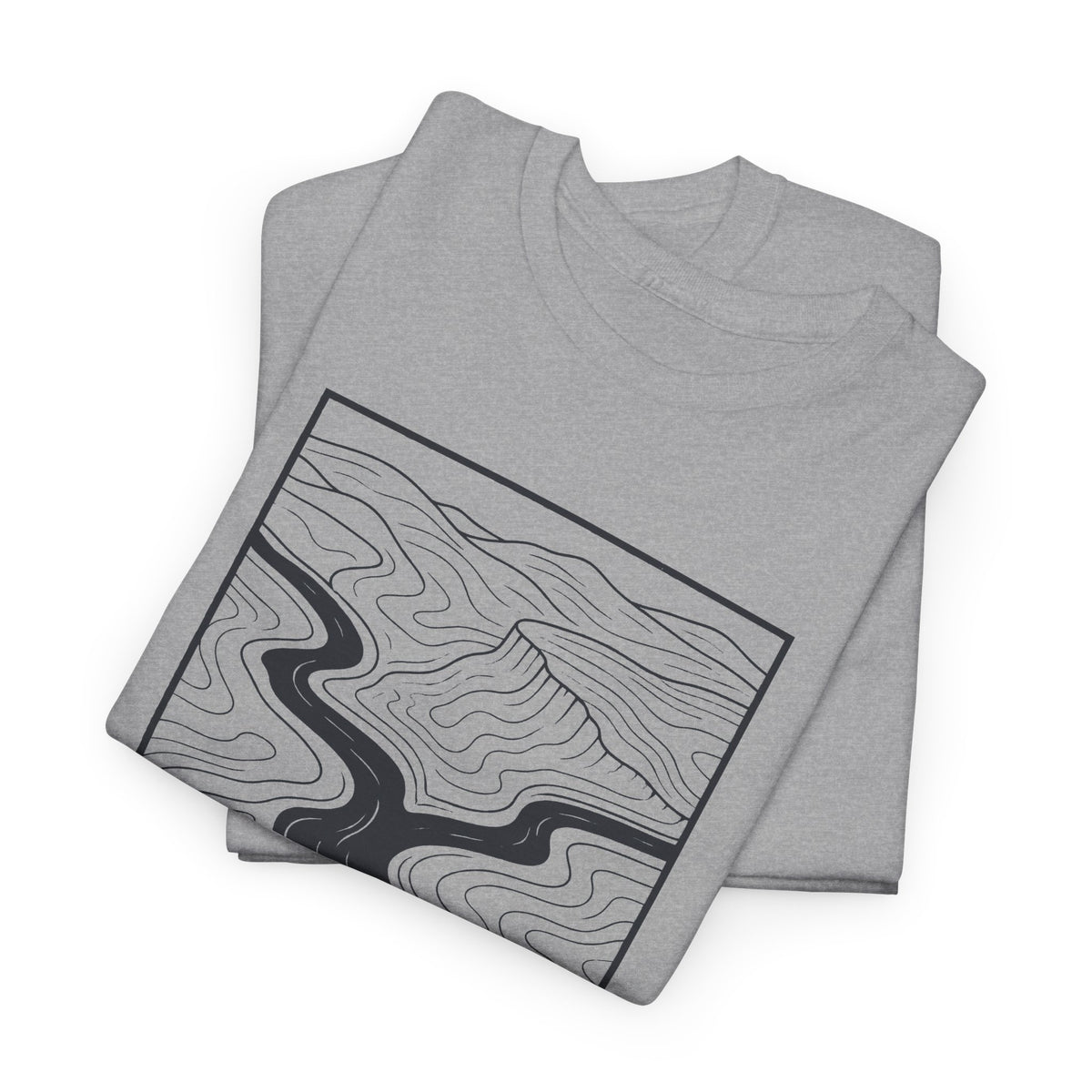 Clarksville Topo Map T-Shirt