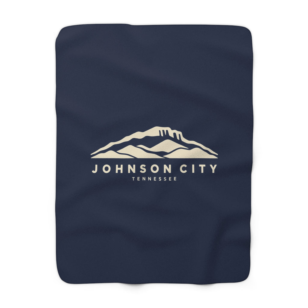 Johnson City Buffalo Mountain Sherpa Blanket (Navy)