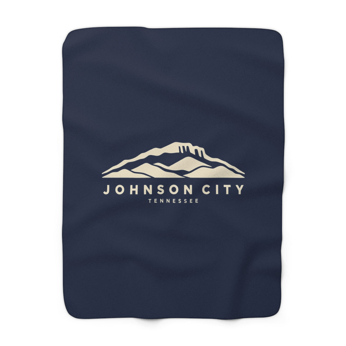 Johnson City Buffalo Mountain Sherpa Blanket (Navy)