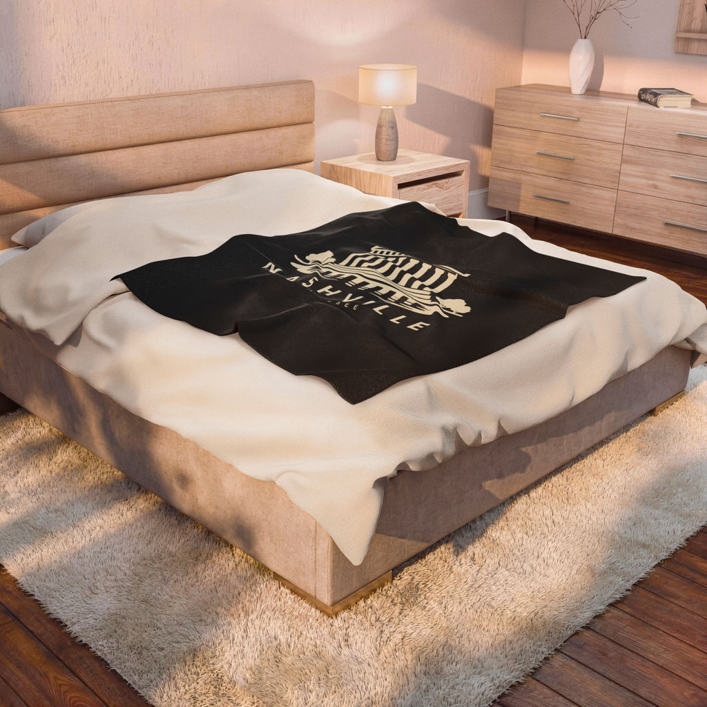 Nashville Parthenon Blanket (Black)