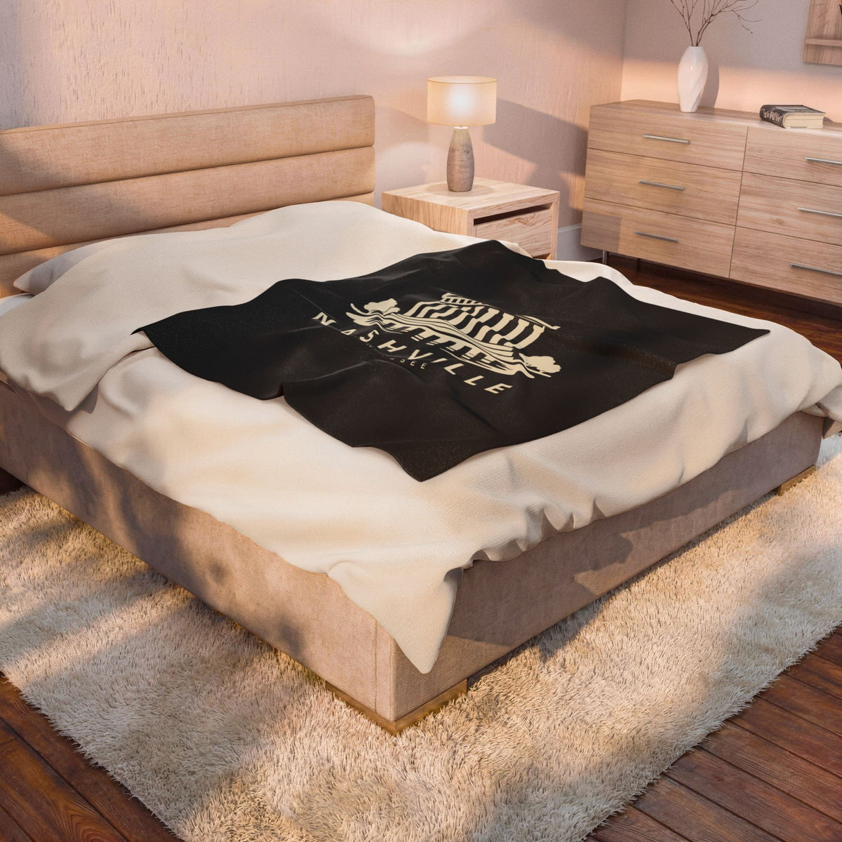 Nashville Parthenon Blanket (Black)