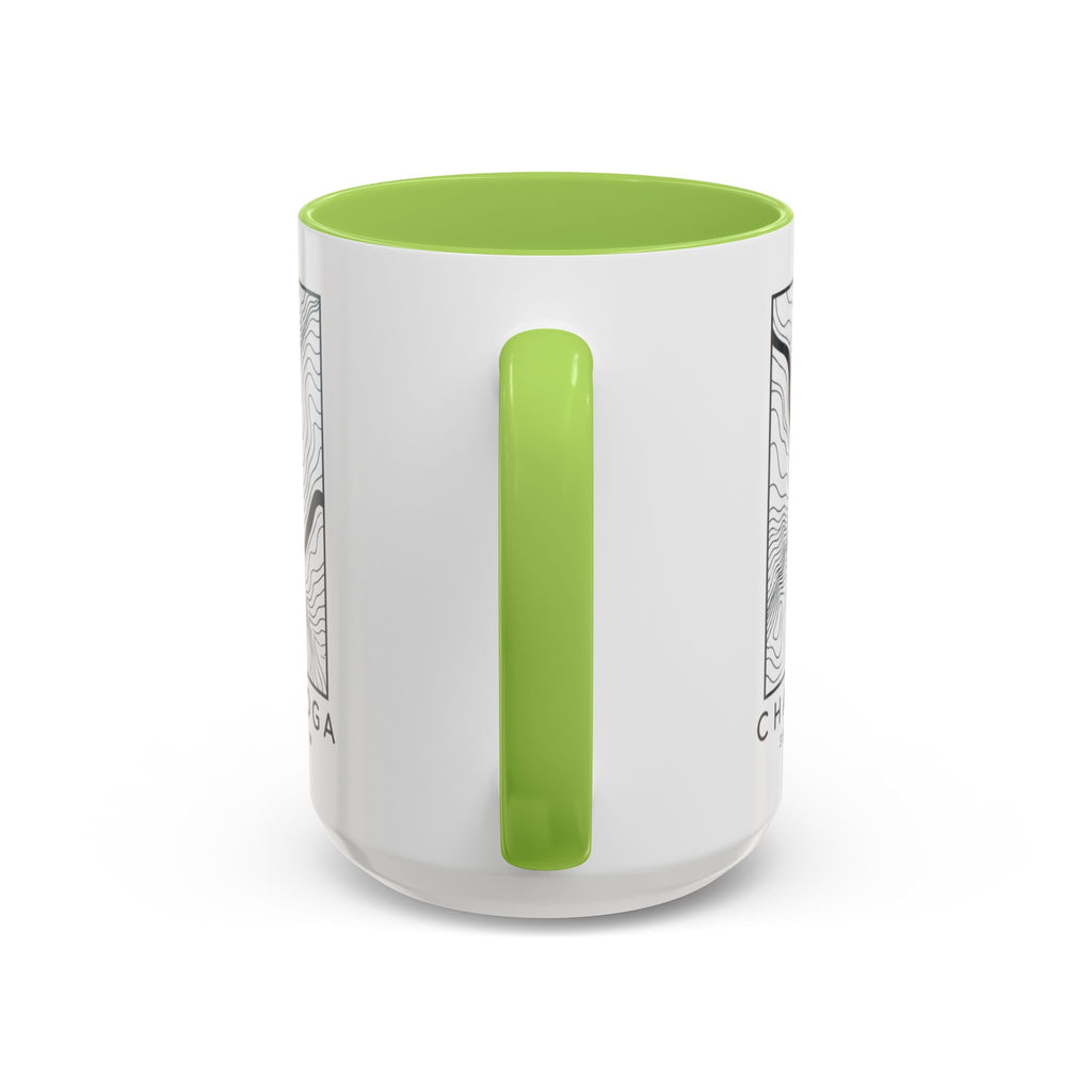 Chattanooga Topo Map Accent Mug