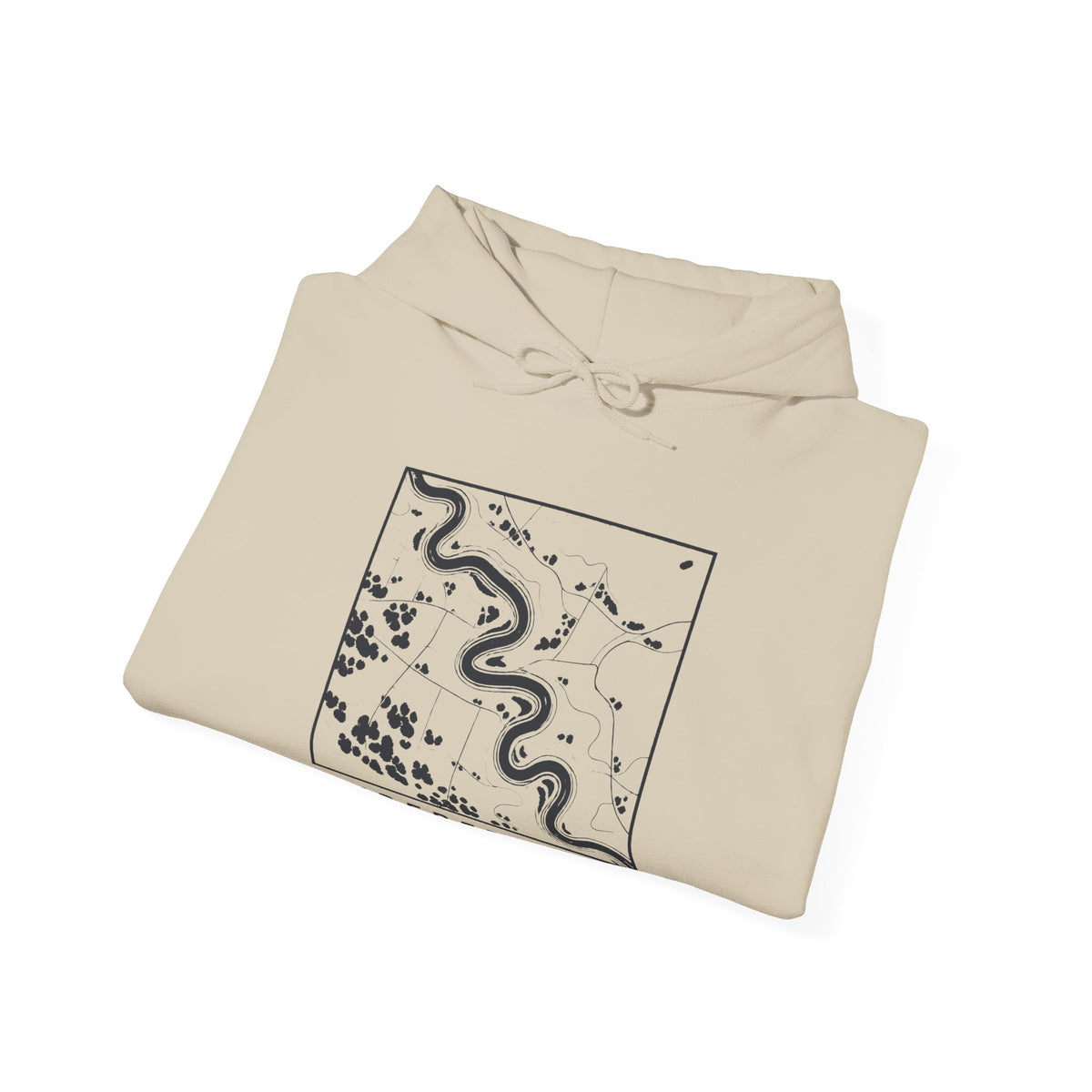 Murfreesboro Topo Map Hoodie