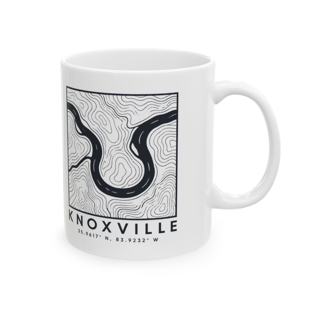 Knoxville Topo Map Mug