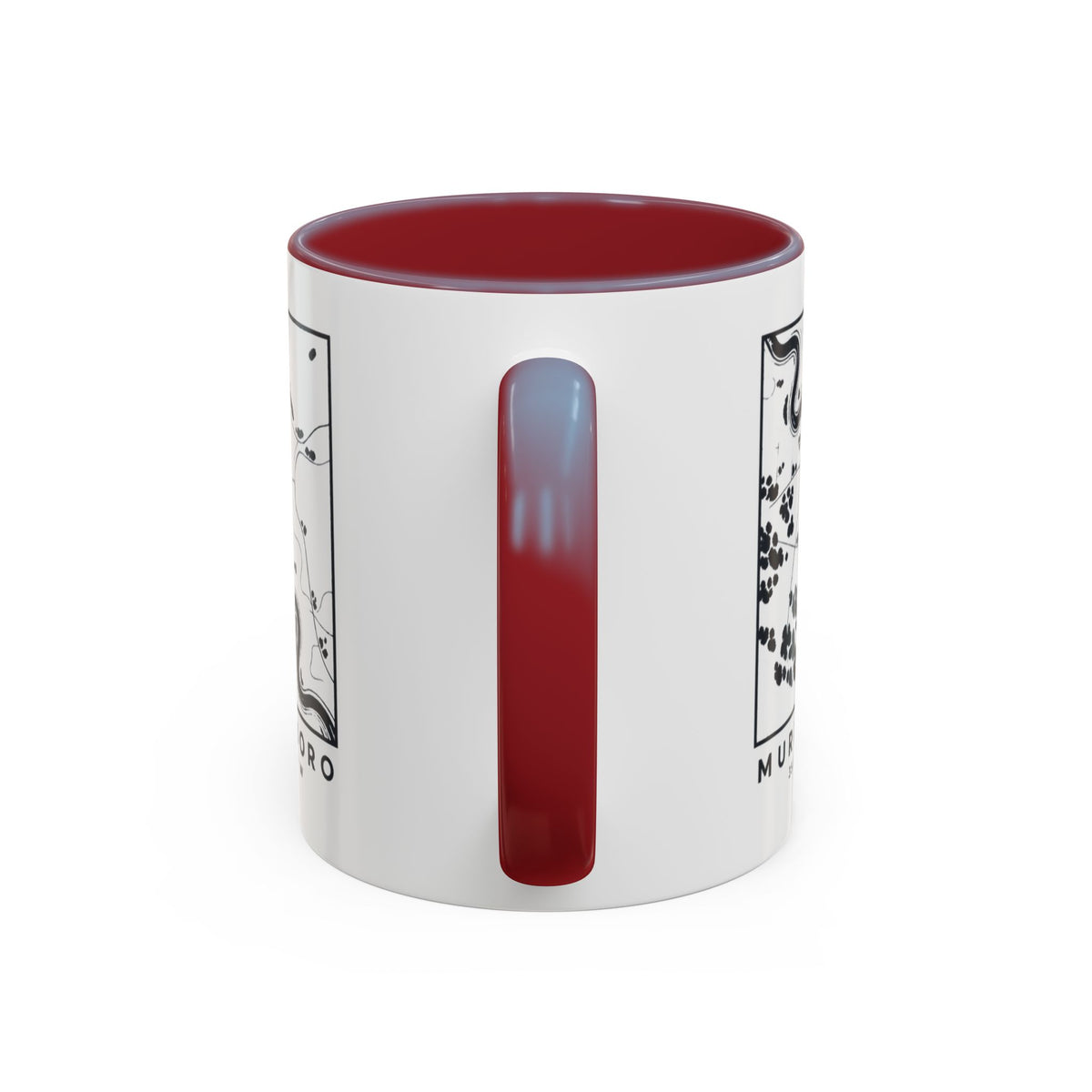Murfreesboro Topo Map Accent Mug