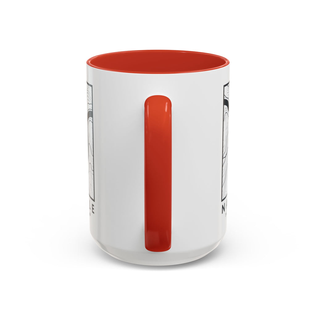 Nashville Topo Map Accent Mug