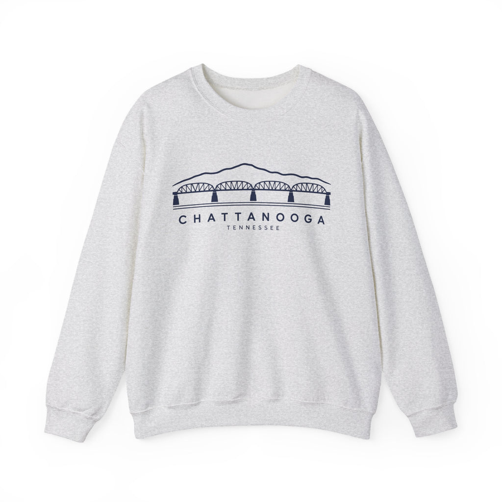 Chattanooga Walnut Street Bridge Crewneck Sweatshirt