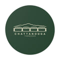 Chattanooga Walnut Street Bridge Sticker (Forest Green)