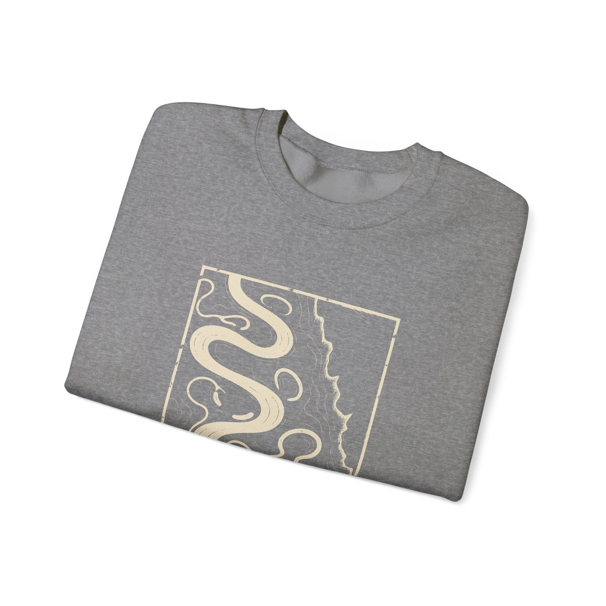 Memphis Topo Map Crewneck Sweatshirt
