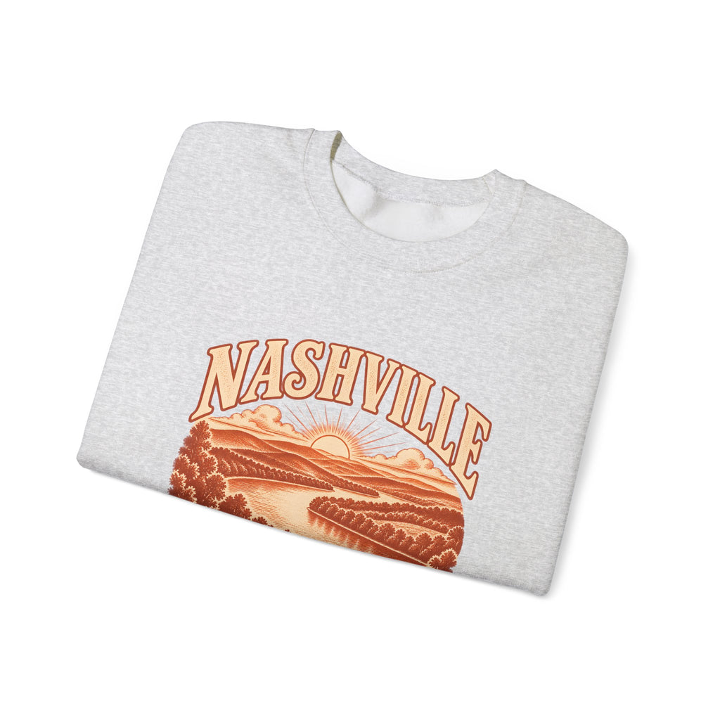 Nashville Engraved Valley Crewneck Sweatshirt