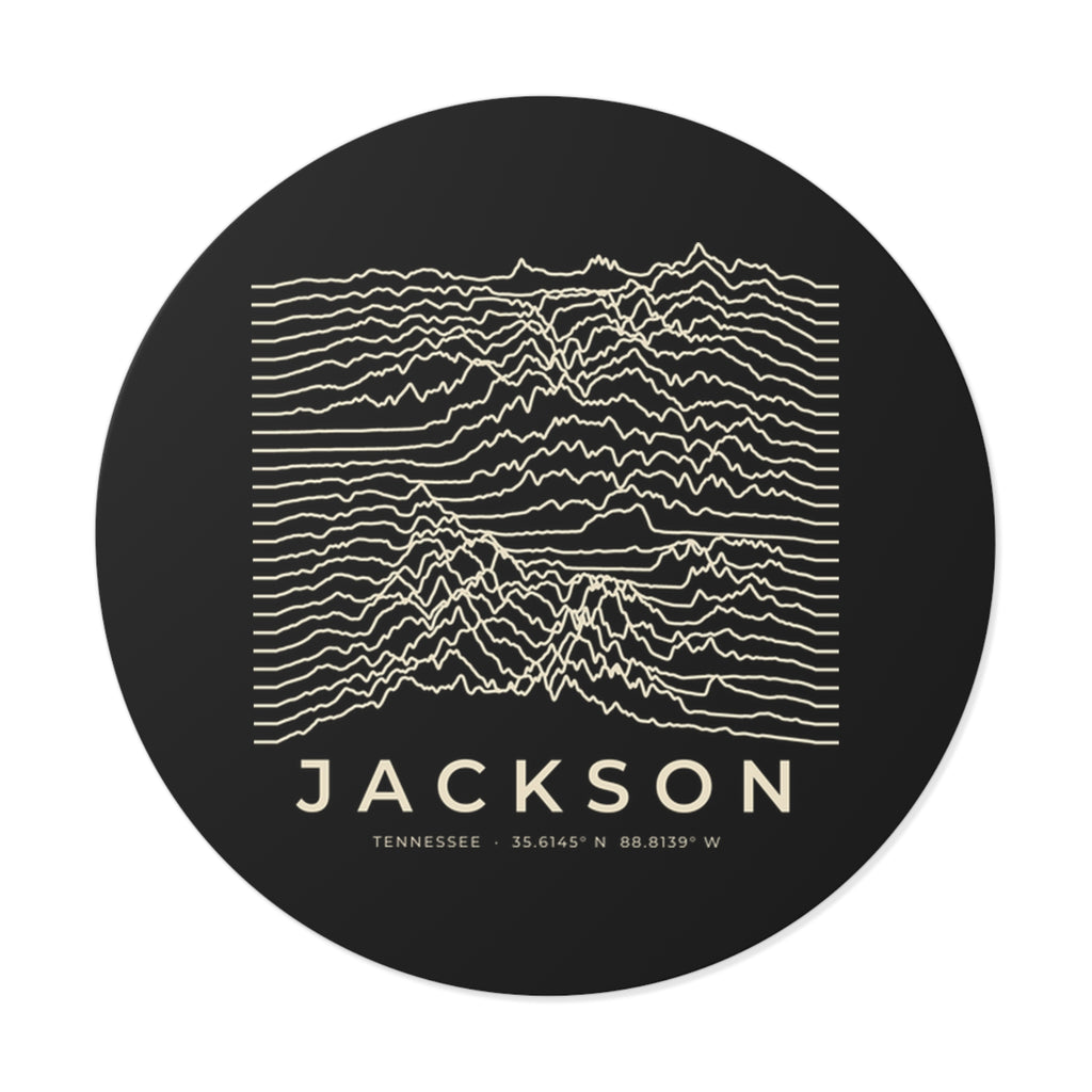 Jackson Ridgeline Sticker (Black)