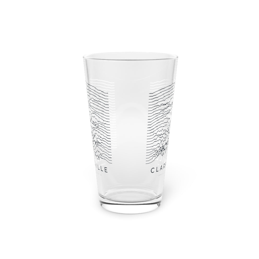 Clarksville Ridgeline Pint Glass