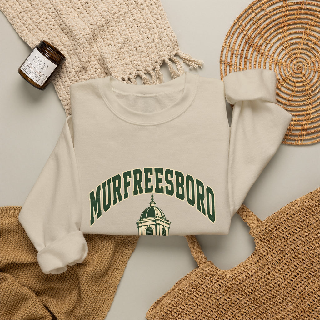 Murfreesboro Vintage Varsity Crewneck Sweatshirt