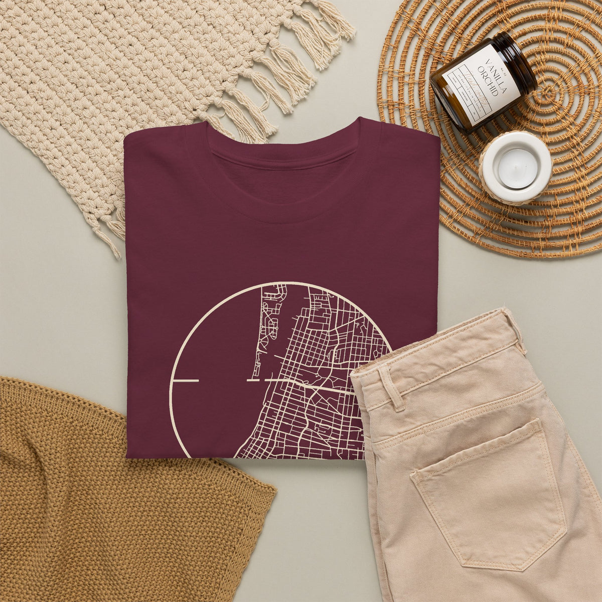 Memphis Street Map T-Shirt
