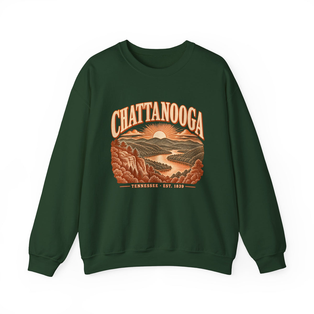 Chattanooga Engraved Valley Crewneck Sweatshirt