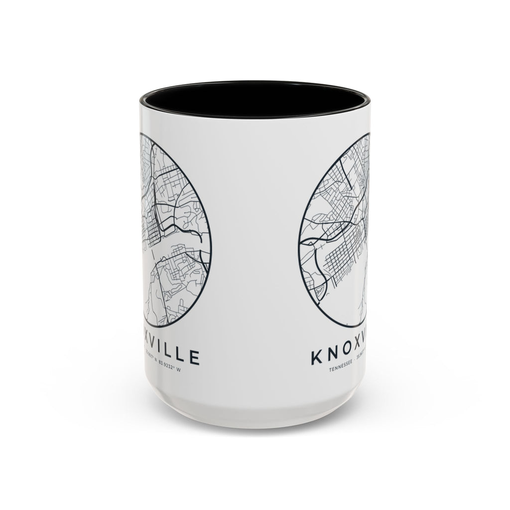 Knoxville Street Map Accent Mug